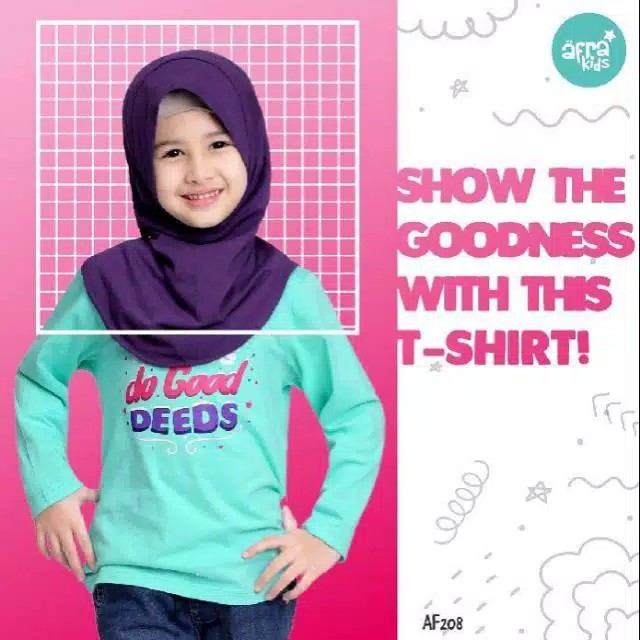 Afrakids Kaos Lengan Panjang AF208