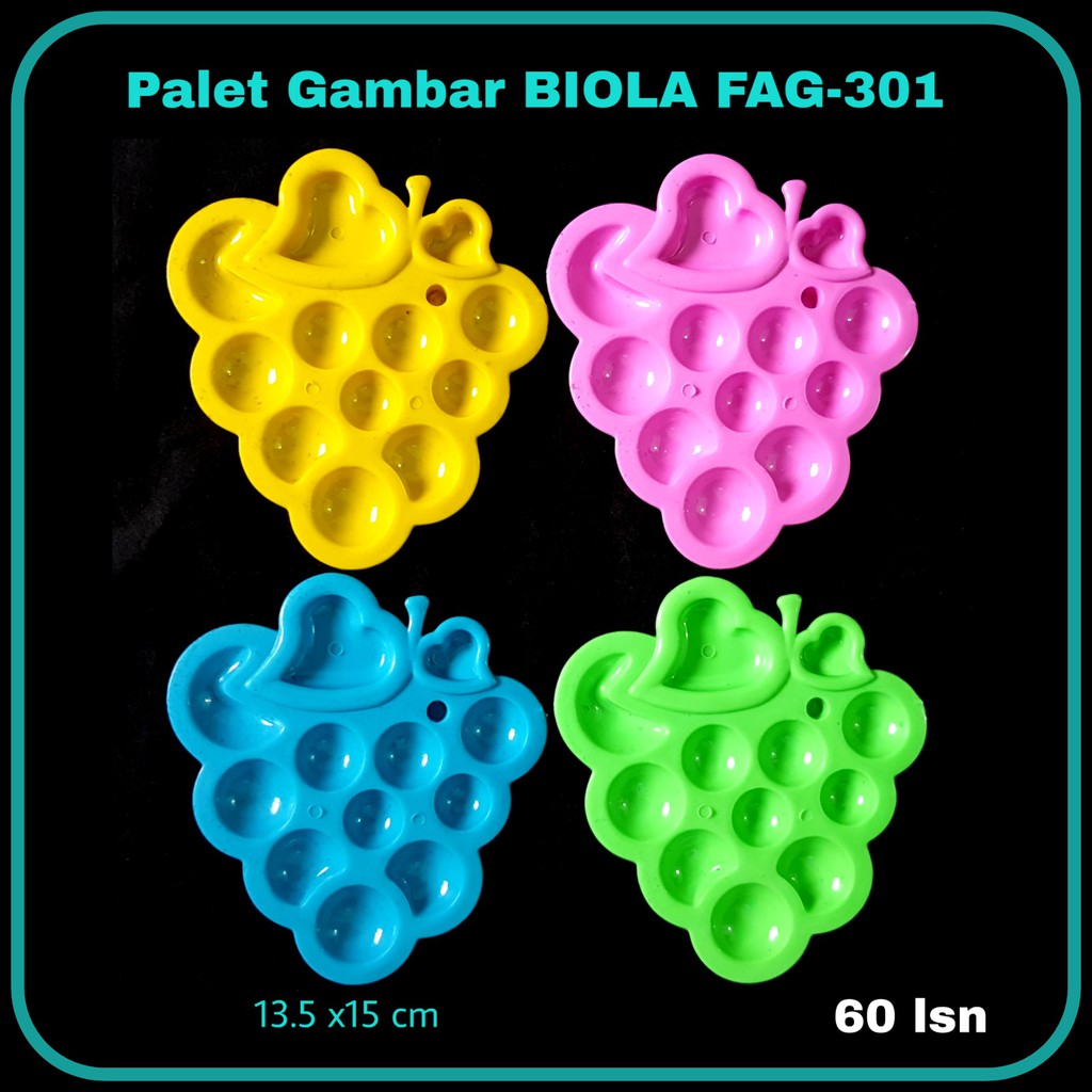 

ILP Palet Cat Air BIOLA FAG-301 / Palet Gambar / Piring Cat Air