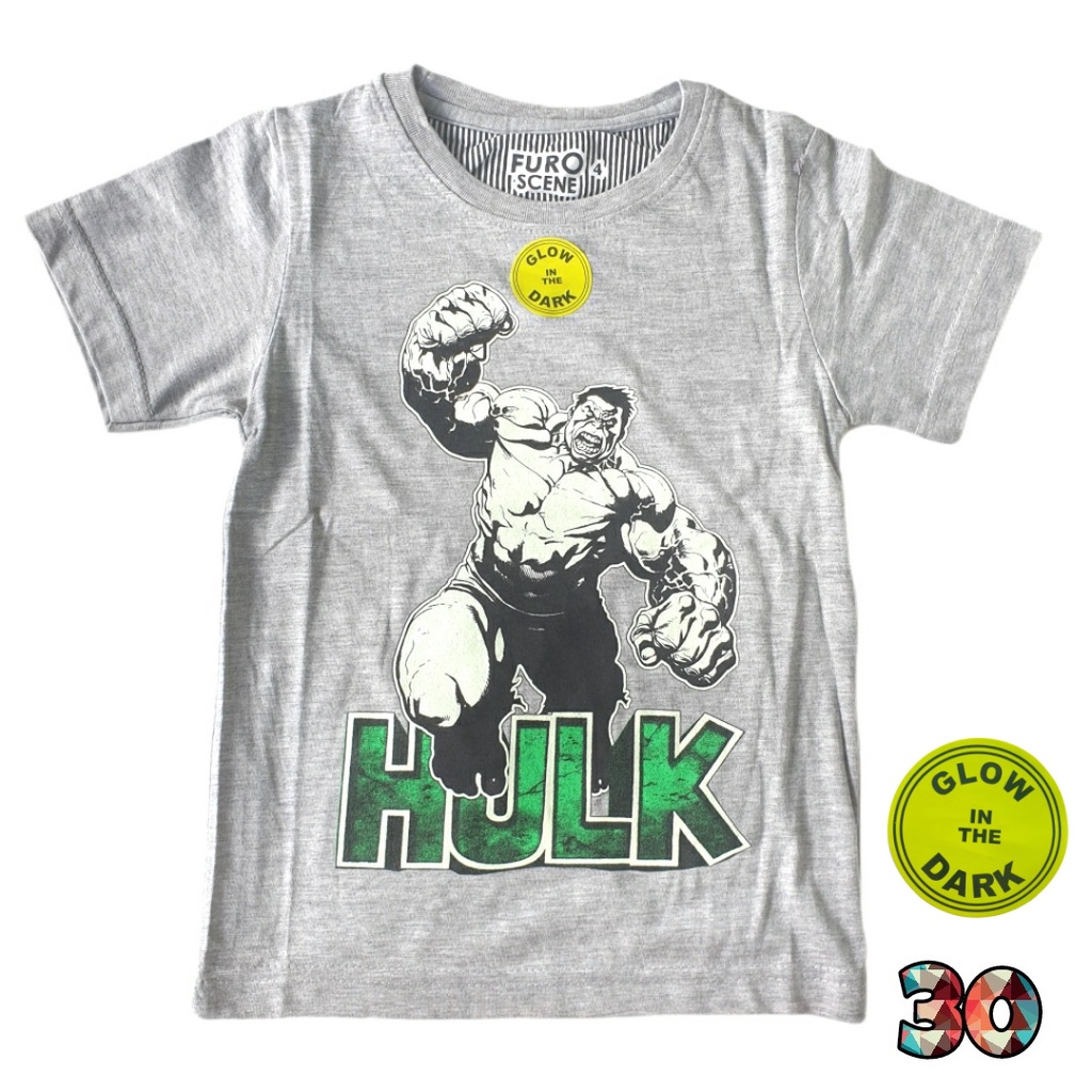 Furo Kaos Anak Glow In The Dark Superhero