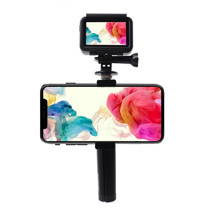 Handheld aluminium tripod stand phone holder for Dji Osmo Action cam