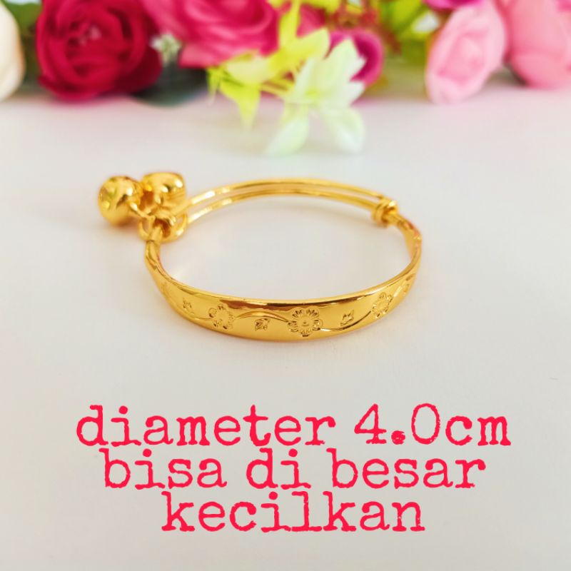 SALE gelang bayi/gelang aksesoris anak/ada kerincing 0.6bln-3thn