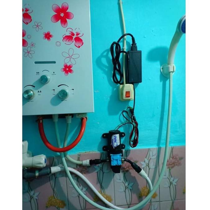 Paket Lengkap Pendorong Toren Shower Water Heater Mesin Cuci Pompa Hiu Otomatis Kode 7203 Indonesia