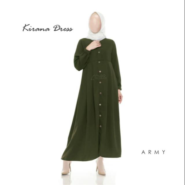 Azhar gallery / Gamis wolfis/gamis busui wudhu friendly/kirana dress by azhar gallery