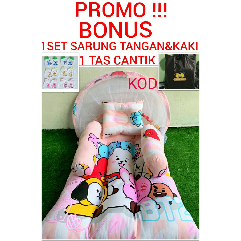 Kasur Bayi Lipat Kelambu Karakter Bts New Motif Lucu Tempat Tidur Kasur Bayi Lipat Kelambu Karakter Bts New Motif Lucu Tempat Tidur