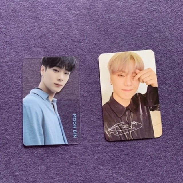 RARE photocard moonbin astro non-album blue flame concept photo ordinary holiday official