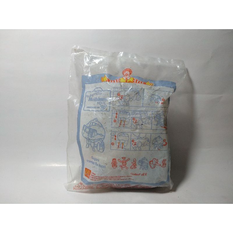 Eeyore Winnie Pooh Donkey Happy Meal Mcdonalds Mcd Rare Heffalump Toy Keledai Jadul Rare Retro Antik
