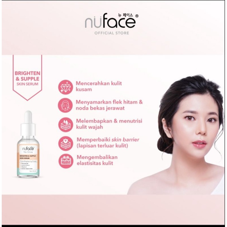 NUFACE SERUM FOR SKIN BARRIER/ GLOWING SKIN/ KULIT GLOWING SERUM 20ml