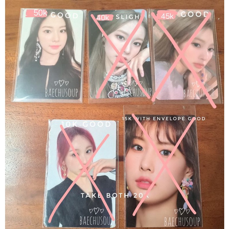 wts lfb izone hyewon hyemu one reeler pc photocard heart iz sapphire ver oneiric diary roti