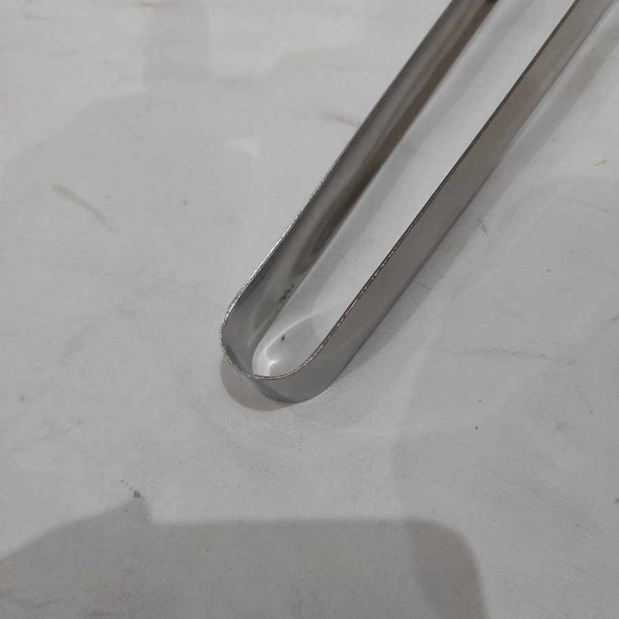 Tong tongs jepit Capit Capitan Gorengan Kue tebal lubang panjang stainless steel