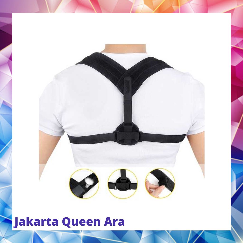 Tali Korektor Postur Punggung Body Harness Support Belt 90-110cm 1022