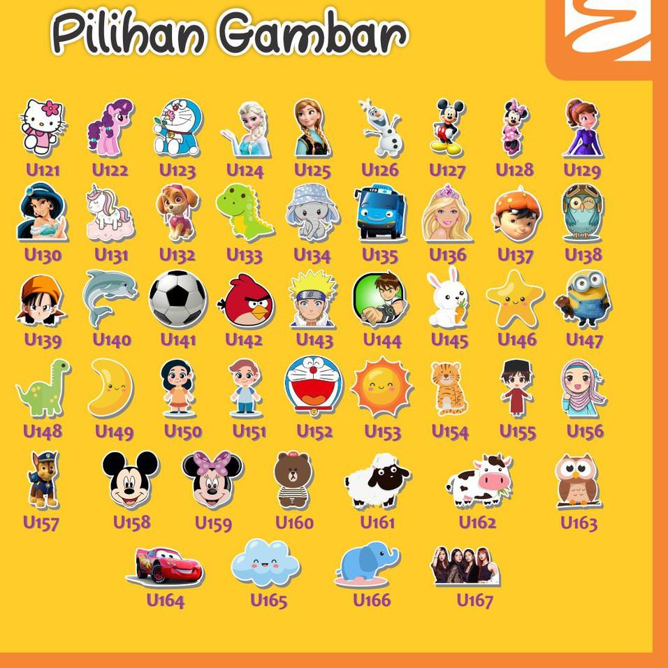 

fp✯Big Sale✴➢ Stiker nama bahan vinyl waterproof (Sticker Label) 2cm 72