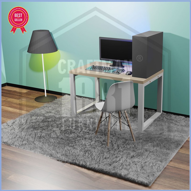 Meja Belajar Tulis Kerja Kantor Komputer 80x60 Simple Modern Minimalis