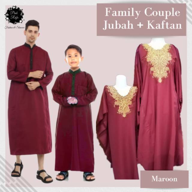 Couple jubah kaftan. Couple kurta kaftan. Terbaru