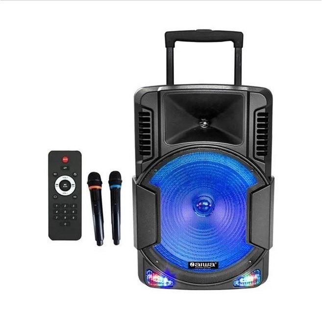 PORTABLE SOUND SYSTEM BLUETOOTH 12 INCH - AIWA WAS-112LVB New Model