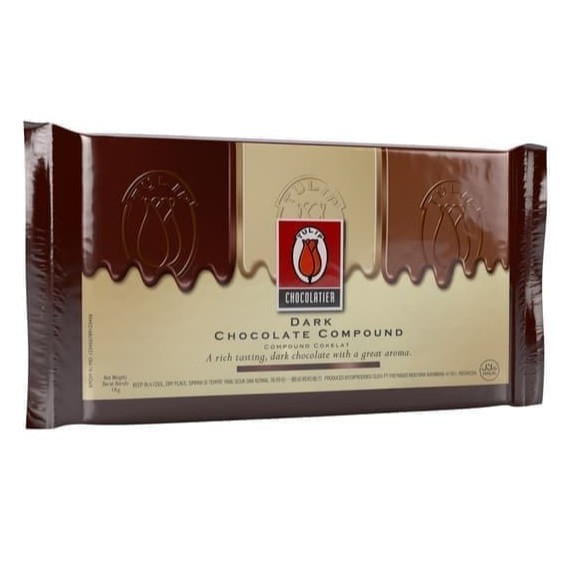 

Coklat Batang Tulip Dark 1KG - Dark Chocolate Compound Tulip 1KG