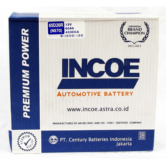 ACCU/AKI INCOE PREMIUM NS70