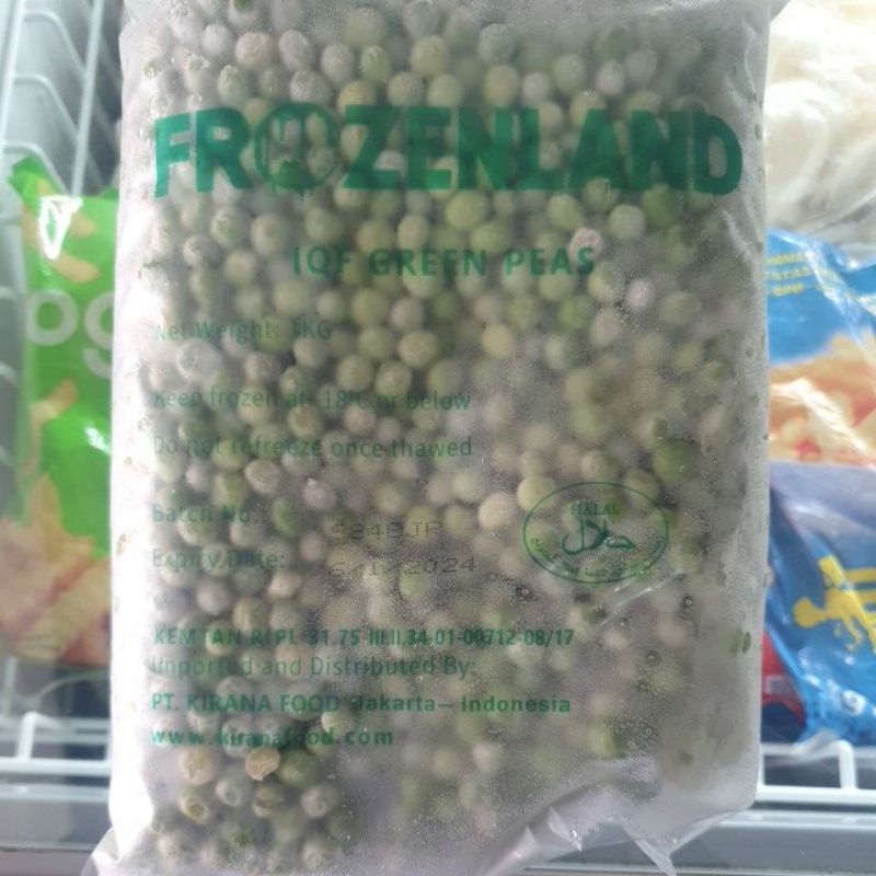 

Frozenland Green Peas 1kg