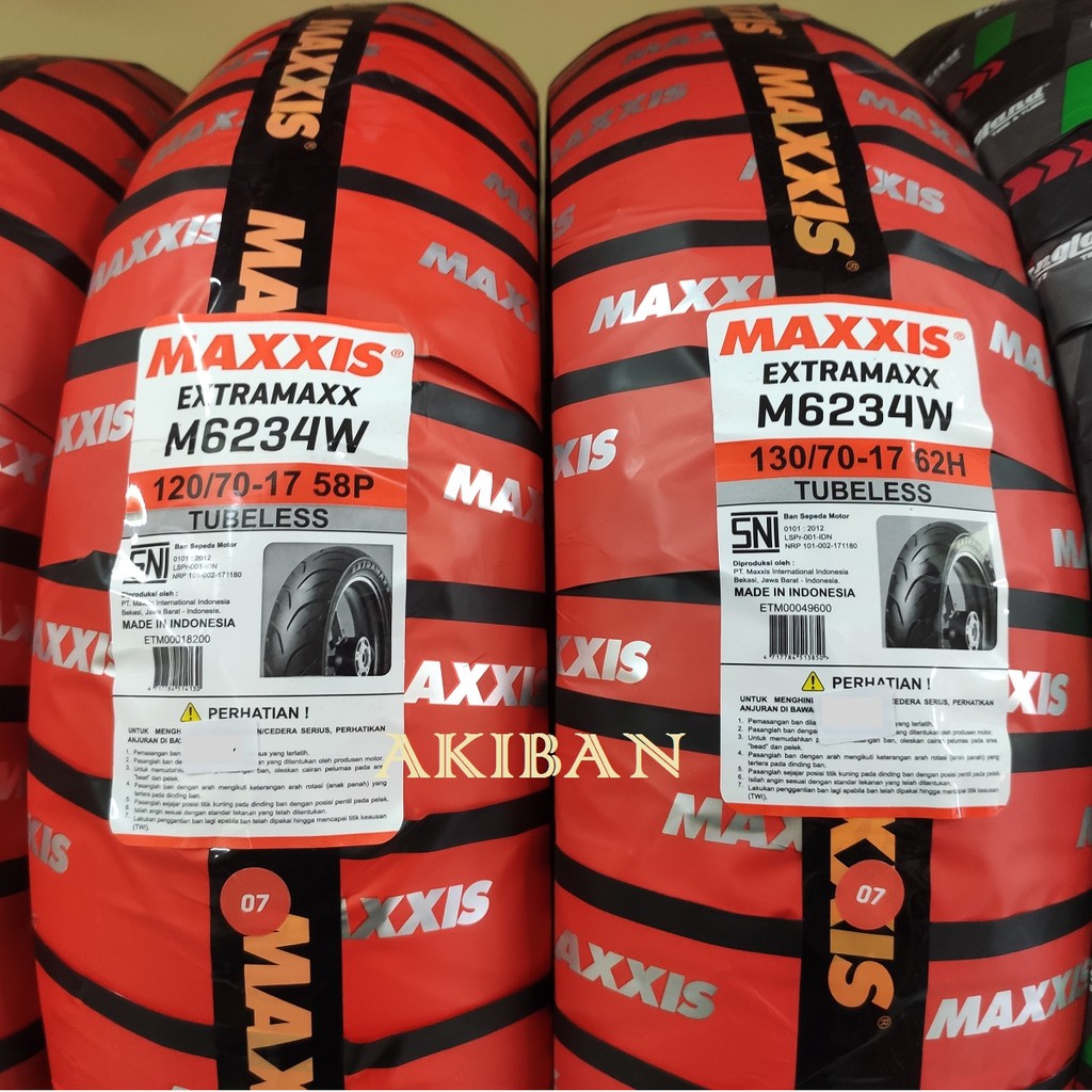 Ban MAXXIS EXTRAMAXX 120/70-17 Maxxis 120 70 17 Ring 17 Tubeless