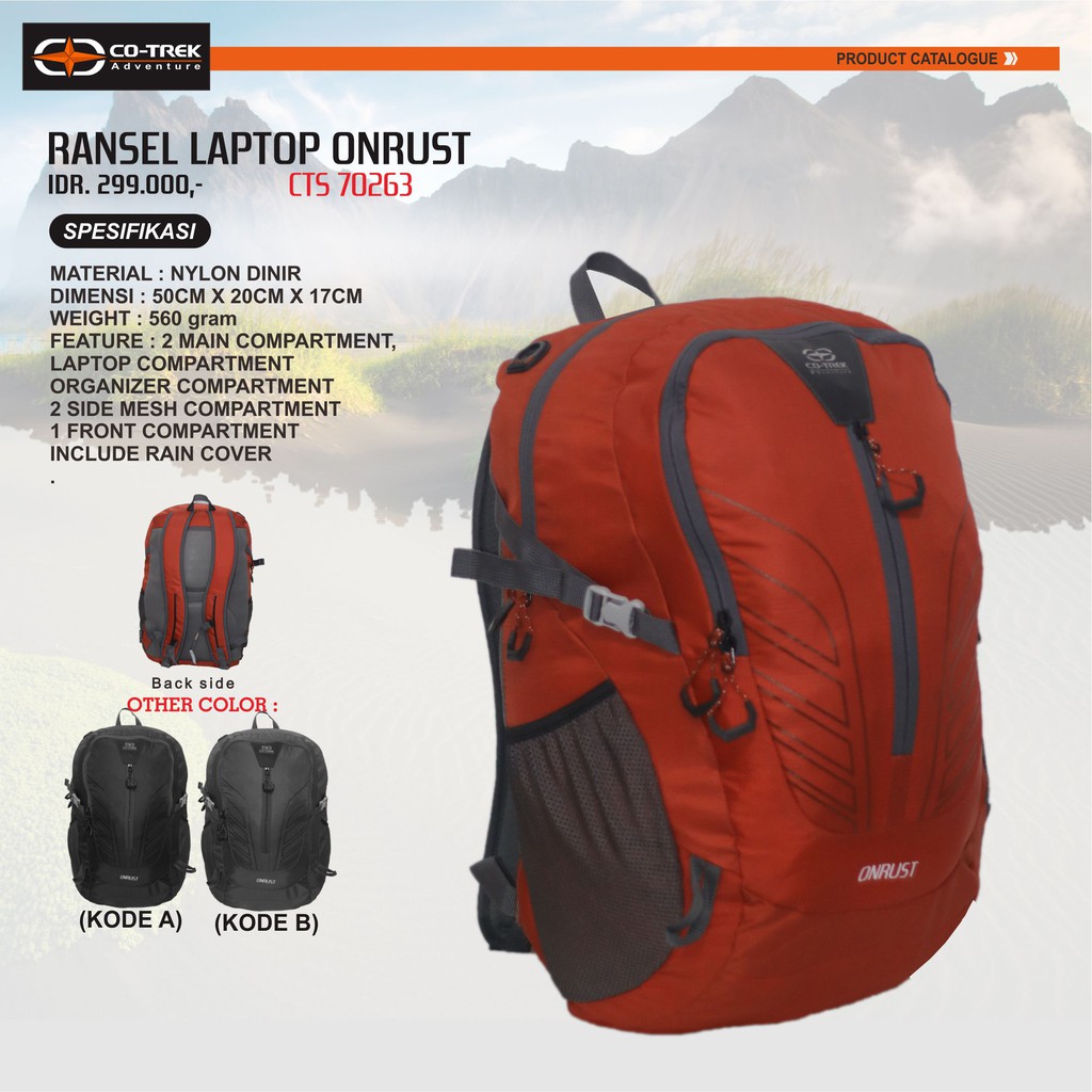 RANSEL ONRUST COTREK/ TAS RANSEL COTREK/ TAS PUNGGUNG