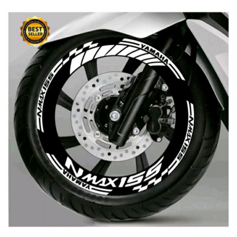 Stiker Velg Ban Nmax 2015-2022 Stiker pelek Ban Nmax 2015-2023 Menyala