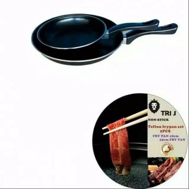 [COD] FRYPAN SET MASPION PASTELA HITAM 2PCS