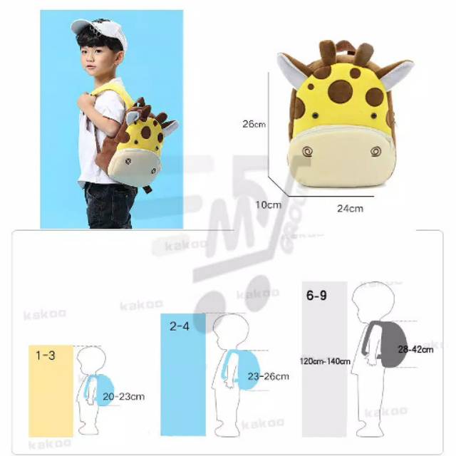 Tas ransel anak kakoo