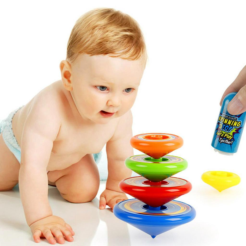 Mainan Gasing Anak Spinning Tops For Kids fun stacking music multi-layer