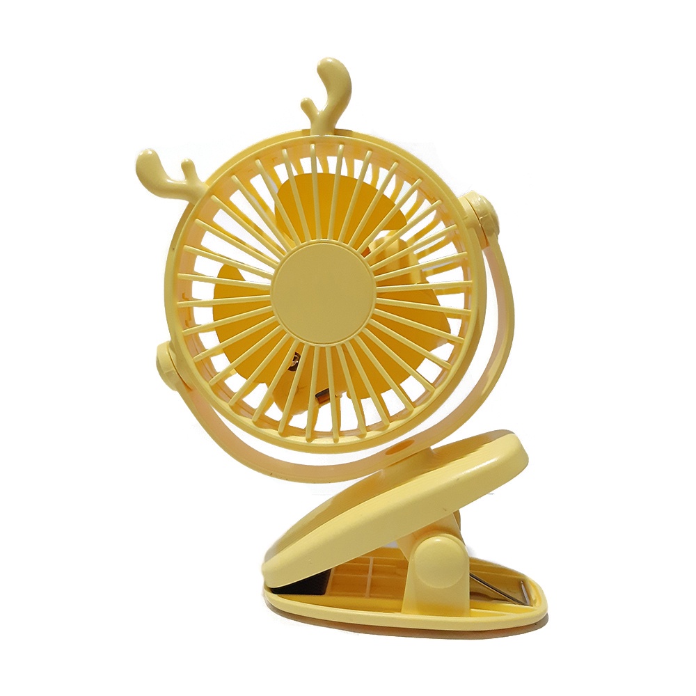 Portable Clip Mini Fan Kipas Rechargeable
