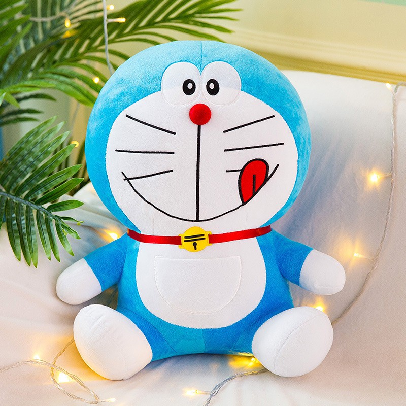 Mainan Boneka Plush Anime Doraemon 25CM 35CM Untuk Hadiah Ulang Tahun Anak