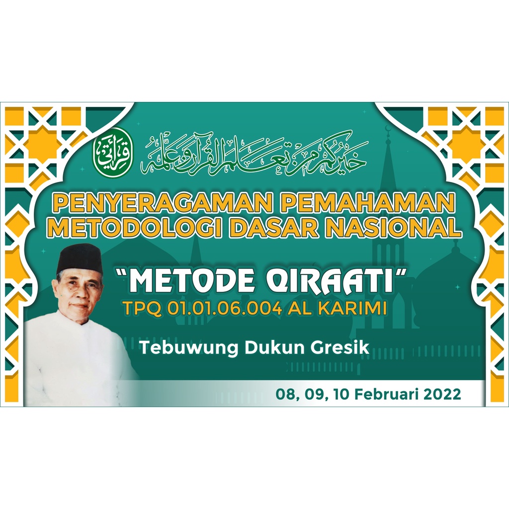 Cetak banner ukuran 2,5x1,5 meter