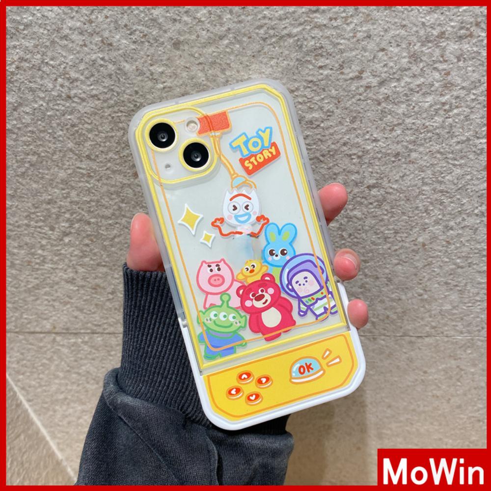 iPhone Case Silicone Soft Case Clear Case Folding Stand Airbag Shockproof Protection Camera Claw Machine Cartoon Cute Compatible For iPhone 11 13 Pro Max 12 Pro Max 7Plus xr