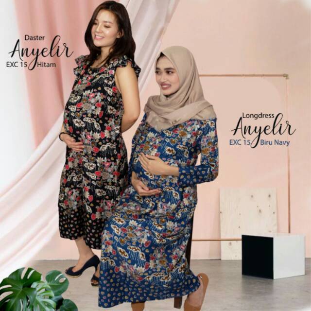 Putri Kencana - Anyelir Exc 15 Daster Batik Ibu Hamil Pakaian Baju Tidur Wanita Premium