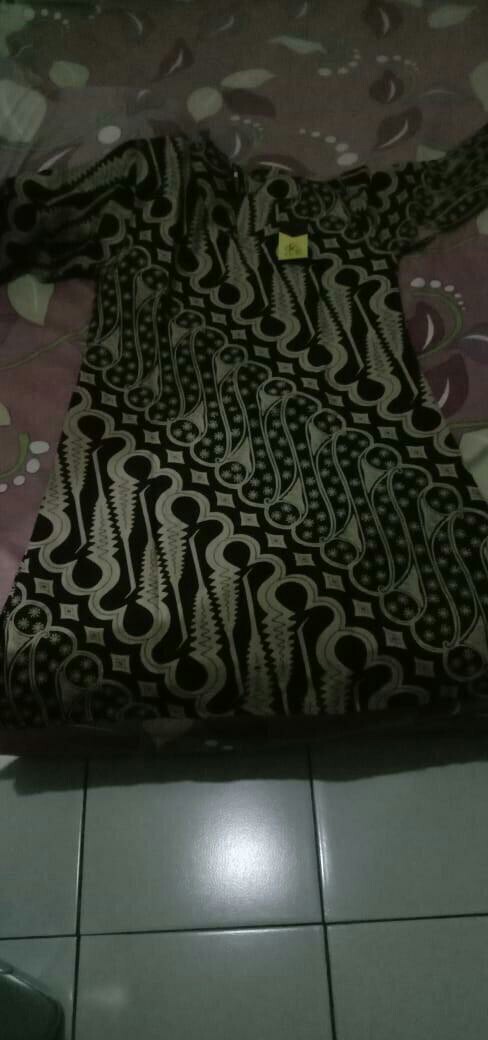 Tunik Batik Wanita Seragaman M L Xl Xxl Jumbo