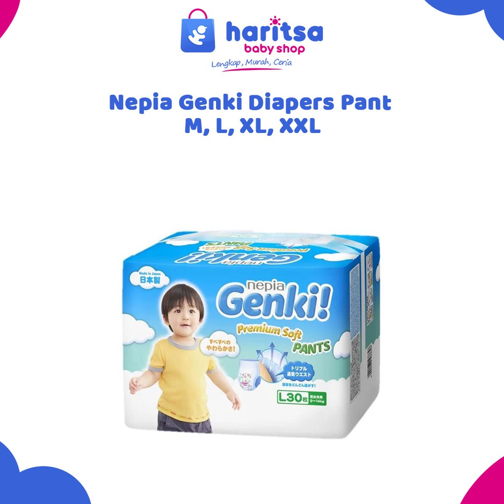 Nepia Genki Premium Soft Pants M/L/XL/XXL