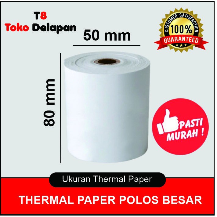 

Kertas Kasir Struk / Thermal Paper / EDC 80x50