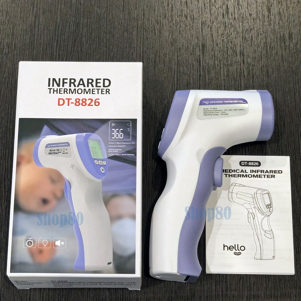 Termometer Infrared Non Contact Digital Infrared Thermometer Suhu Tubuh Tembak Thermo Gun
