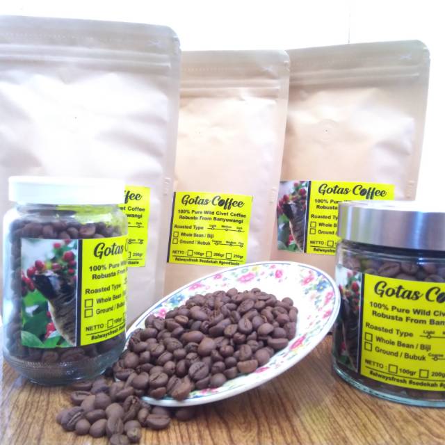 

Promo Gotas Coffee isi 20% lebih banyak dan kopi jenis Robusta berasal dari perkebunan Banyuwangi
