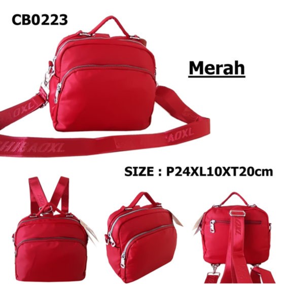 Tas Selempang Wanita Fashion CB232 Tas Chibao 3in1 Tas Selempang jinjing dan Ransel Chibao Imp SN407