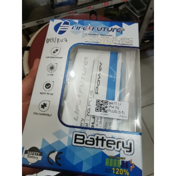 baterai iphone 7 plus double power