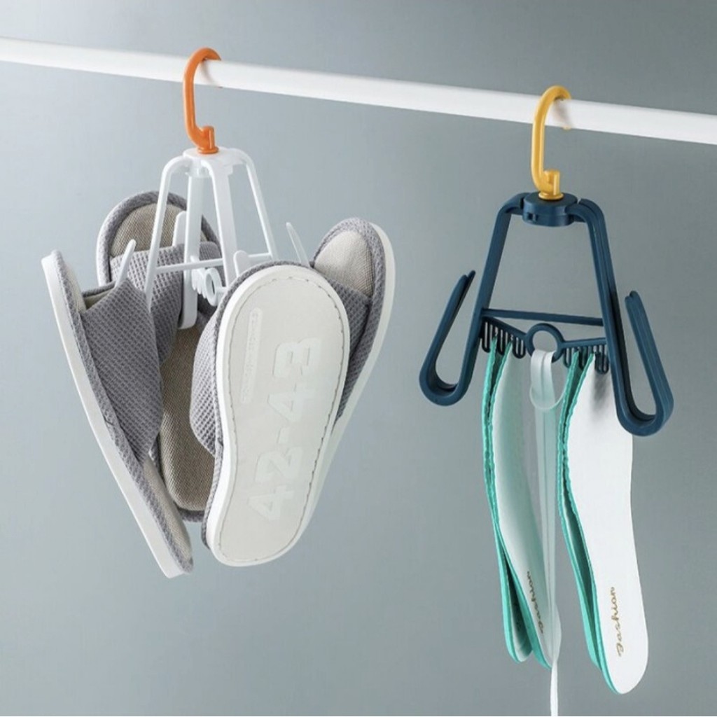 Gantungan JEMURAN SEPATU SANDAL Multifungsi Hanger Sepatu 4 in 1 Terkini