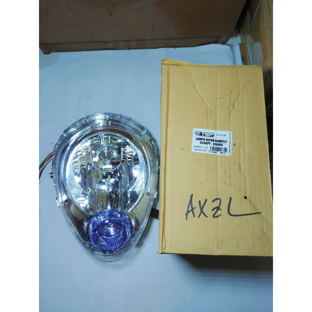 Reflektor Lampu Depan Scoopy Karburator Merk TGP Good Quality