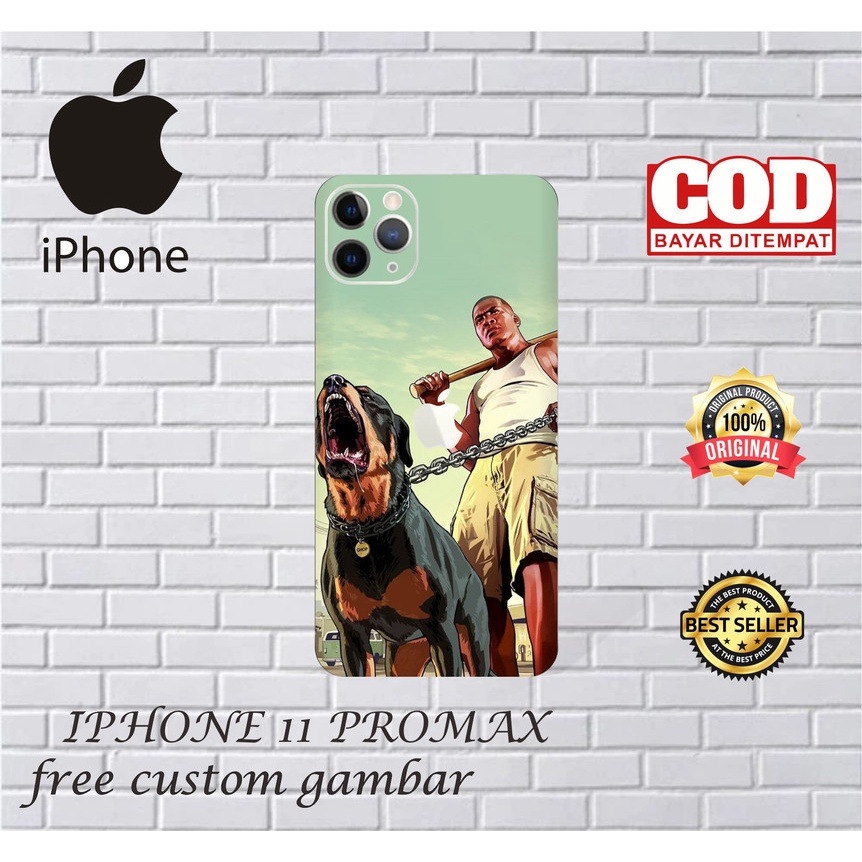 GARSKIN/STICKER HANDPHONE IPHONE 11 PRO MAX CUSTOM