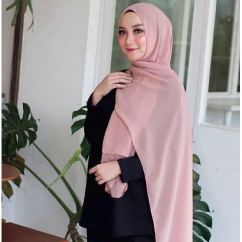 (KJI) PASHMINA CERUTI RIZANA CERUTY BABYDOLL PREMIUM UKUR 185 x 75 cm