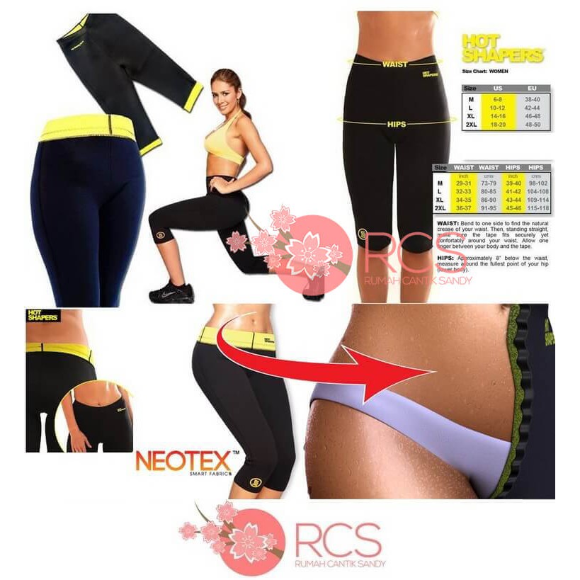 HOT SHAPER PANTS, CELANA SENAM / OLAHRAGA, Pelangsing Tubuh ALAMI