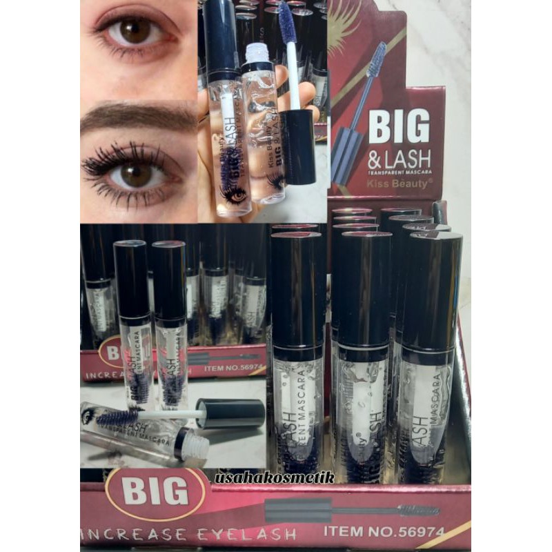 PROMO ECER MASCARA GEL BENING SUPER BIG &amp; LAST KISS BEAUTY  NO.56974