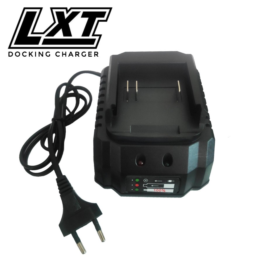 Adaptor Charger FAst Charging Dock LXT Baterai battery Docking Stand Cordless Batre tecknology makit