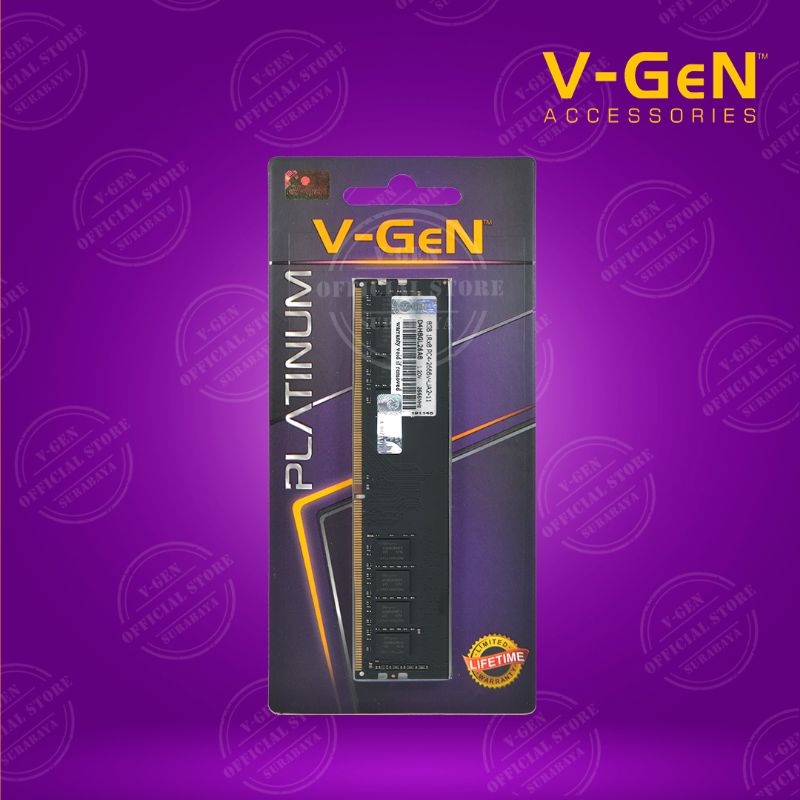 RAM  LongDimm DDR4 V-GeN Platinum 8GB PC21300/2666Mhz V-GeN