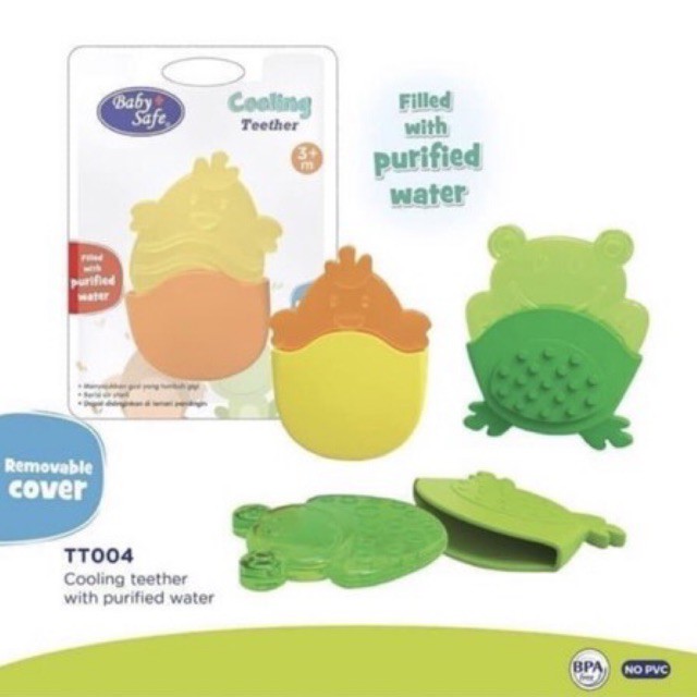 Baby Safe Cooling Teether With Purified Water TT004-Gigitan Gigi Bayi pereda Nyeri Tumbuh Gigi