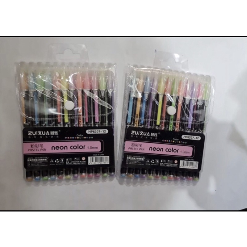 

PULPEN BALLPOINT JELL NEON ZUIXUA 12W