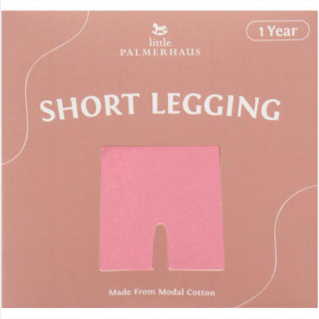 Little Palmerhaus Short Legging Coral Pink Legging Anak